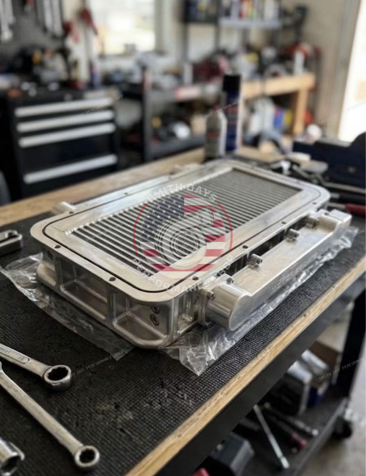 417 Motorsports 1500HP A2W Billet Intercooler & Billet Water Manifolds